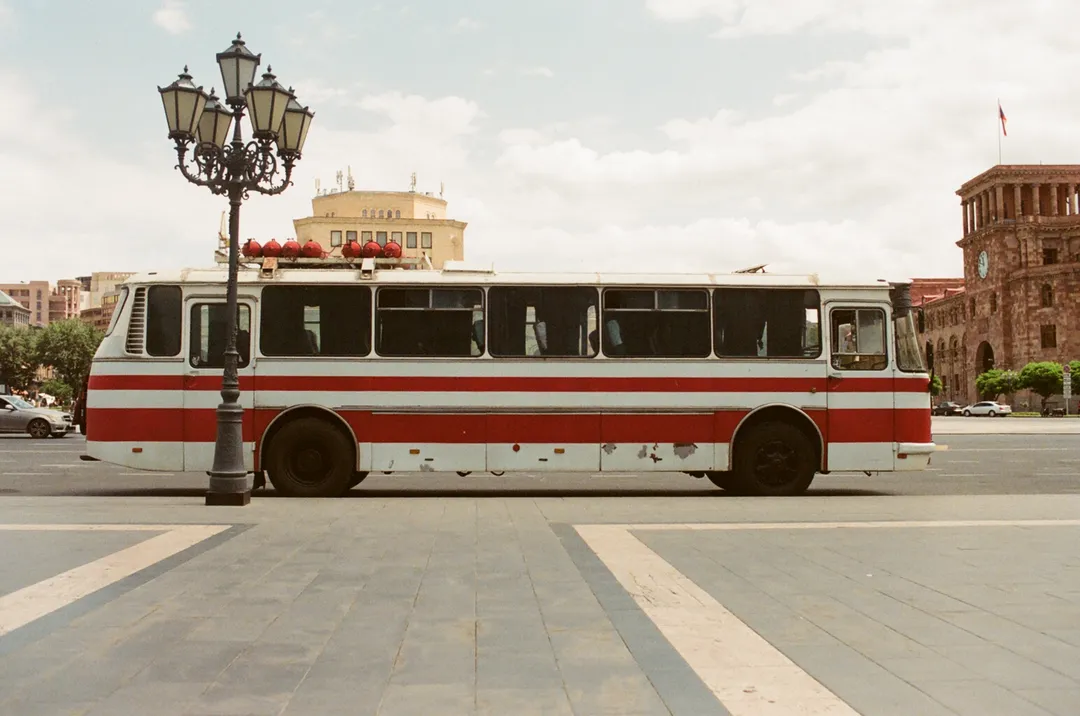 Film photograph, Yerevan Bus, Yerevan