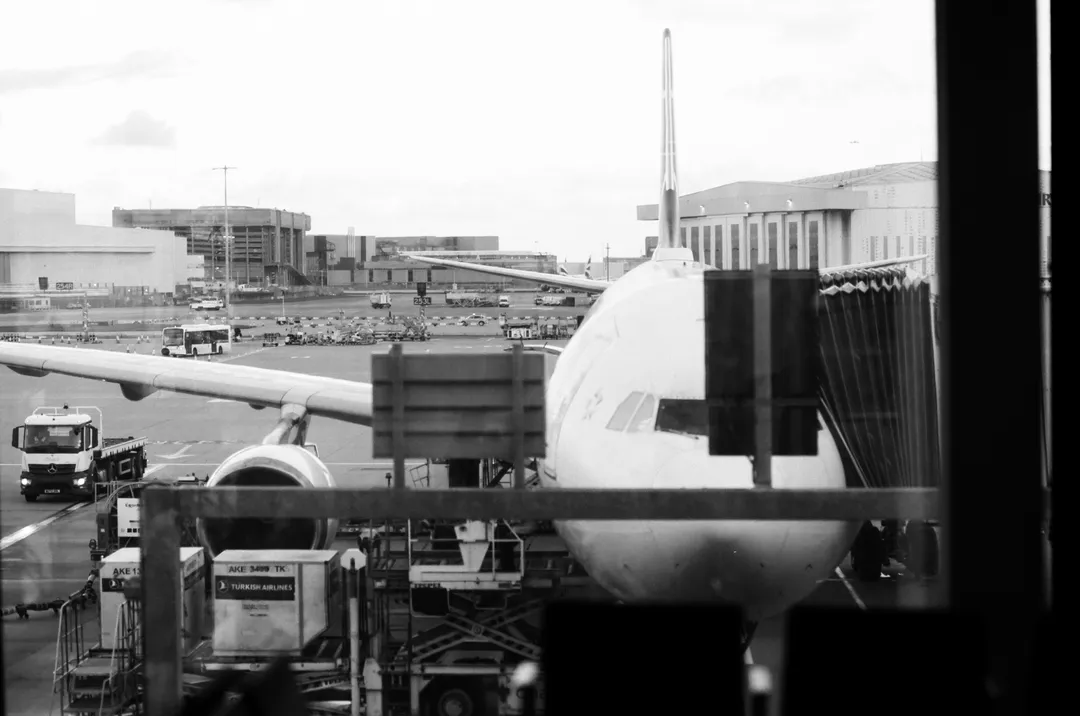 Film photograph, Heathrow, London